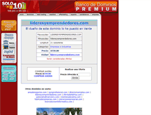 Tablet Screenshot of lideresyemprendedores.com